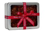 Load image into Gallery viewer, Fig, Chocolate &amp; Hazelnut Christmas Cake in Tin
