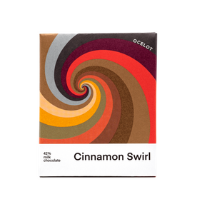 Ocelot Cinnamon Swirl 42% Milk Chocolate