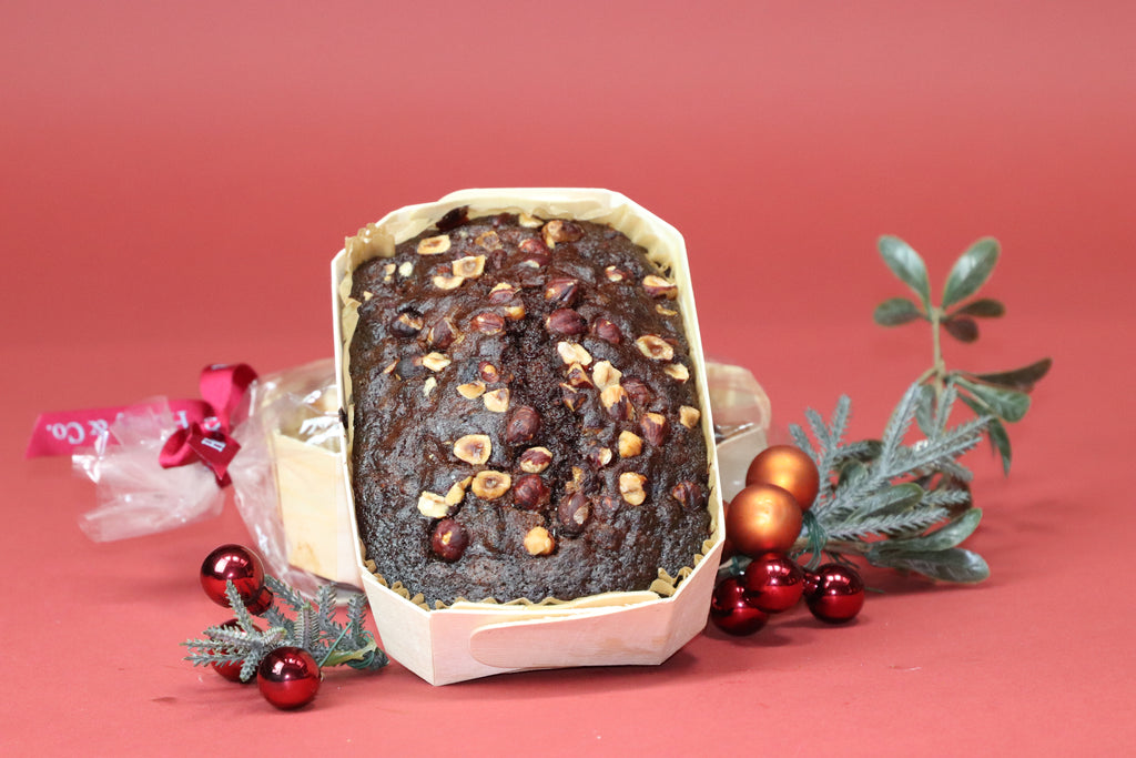 Fig, Chocolate & Hazelnut Christmas Cake - Honey & Spice