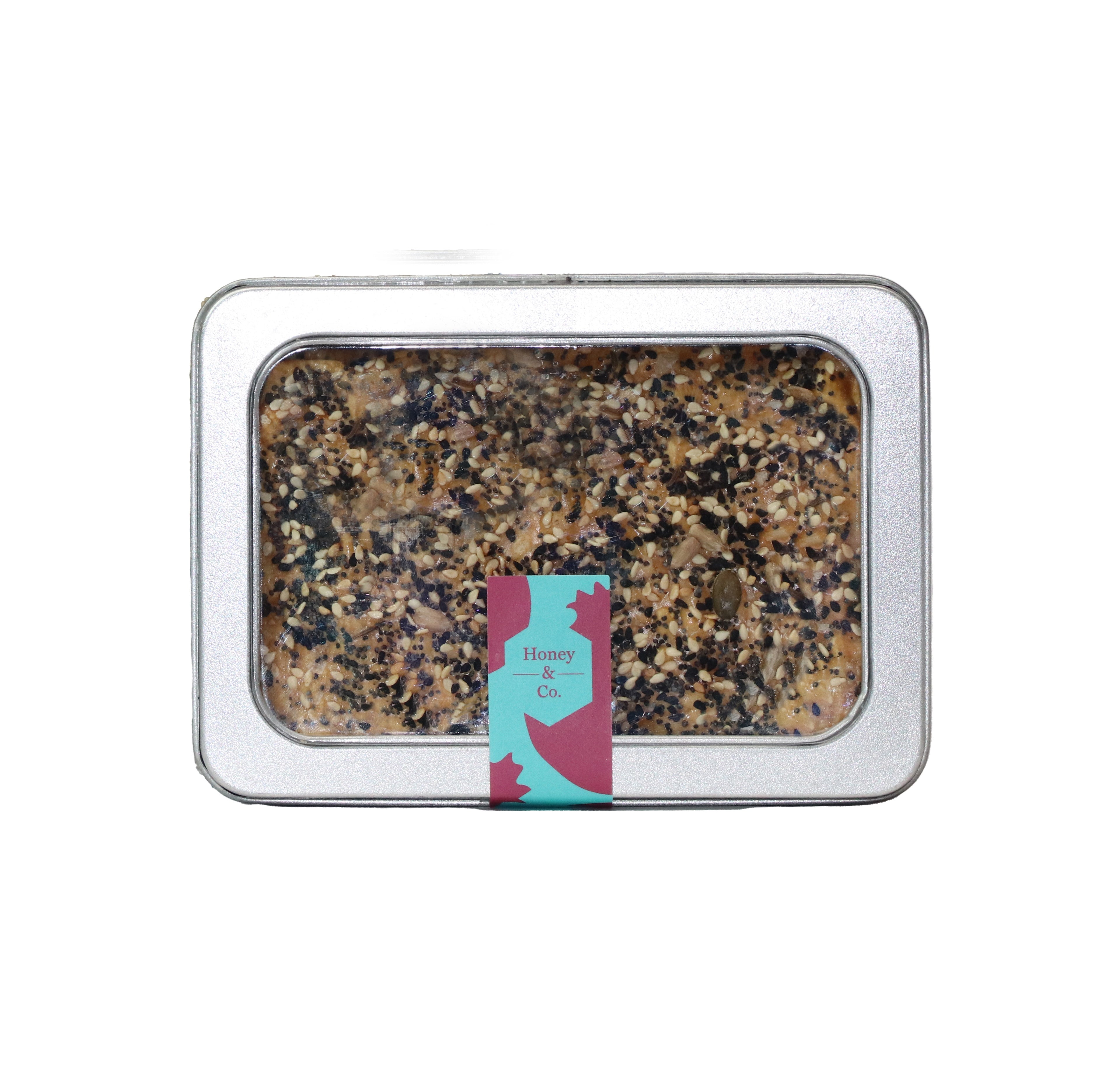 Seeded Lavoush Crackers in Tin - Small