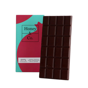 Honey & Co. x Bare Bones Milk Chocolate & Coffee Bar - Honey & Spice