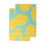 Load image into Gallery viewer, Lemons Tea Towel Set - Honey &amp; Spice
